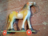Игрушка Конь на колесах (50-е годы)., фото №2