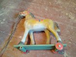 Игрушка Конь на колесах (50-е годы)., фото №3
