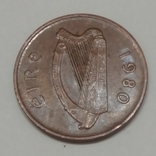 Ірландія 2 пенса, 1980, фото №3