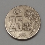 Туреччина 25.000 лір, 1995, фото №2