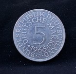Германия 5 марок, 1966 г., фото №3