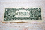 Дьявольский доллар № "666" - One USA dollar 2013, фото №4