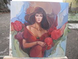 Жінка в тюльпанах, фото №2