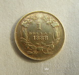 1 долар 1888 р, фото №2