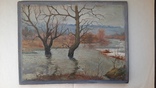 Картина Кондрашенко Весенний паводок 18 на 13см, фото №2