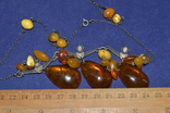 Бусы ожерелье янтарь серебро 875 Калининград, фото №4
