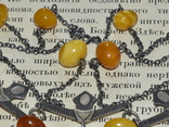 Бусы ожерелье янтарь серебро 875 Калининград, фото №8