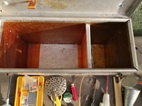 Зимняя рыбалка алюминиевый ящик, снасти, кормушка, удочки, одним лотом., фото №9