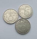 Германия 2 марки 1937 , 1938 , 1939 года ., фото №3