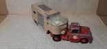 Машинка Matchbox king size K18 dodge tractor+Articulated Horse VAN .made in England, фото №4