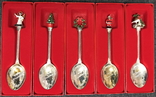 Коллекция сувенирных ложечек. Рождественская тематика., фото №4