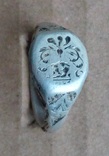 Перстень казацкий серебряный 17 век., фото №2
