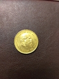 10 гульденов 1875 год Нидерланды золото 6,72 грамм 900 проба, фото №2