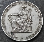 2 Гульдена 1879 г Австро-Венгрия. "Годовщина серебряной свадьбы", фото №3