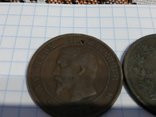 Франция 5 сантимов и 10 сантимов 1862-1894 гг. 11 монет, фото №4