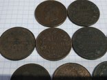 Франция 5 сантимов и 10 сантимов 1862-1894 гг. 11 монет, фото №8