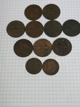 Франция 5 сантимов и 10 сантимов 1862-1894 гг. 11 монет, фото №10
