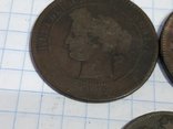 Франция 5 сантимов и 10 сантимов 1862-1894 гг. 11 монет, фото №11
