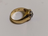 Кольцо з діамантами 750 проба, фото №5
