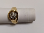 Кольцо з діамантами 750 проба, фото №10