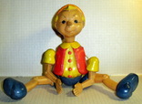 Целлулоидная кукла из СССР "Буратино", фото №2