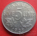 Канада 5 центів 1928, фото №2