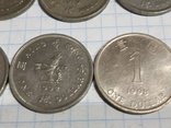 Гонконг 1 доллар 1960-1998гг. 8 монет без повторов, фото №7