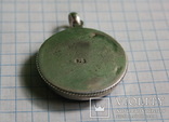 Символ ОМ  серебро , камни, фото №5