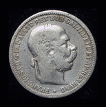 Австрия 1 крона 1893 серебро, фото №3