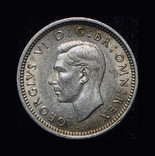 Великобритания 3 пенса 1938  Unc серебро, фото №2