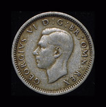 Великобритания 3 пенса 1938 серебро, фото №2