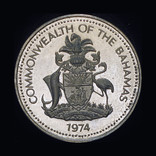 Багамские острова 5 центов 1974 пруф, фото №3