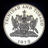 Тринидад и Тобаго 1 доллаар 1975 пруф, фото №3
