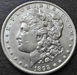 1 Доллар 1898 год . Морган. Серебро., фото №6