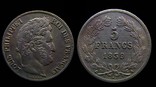 5 франков 1839 года, Луи-Филипп,Королевство Франция, фото №3