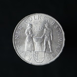 25 Шиллингов 1960 40 лет Каринтийскому референдуму (Серебро 0.800, 13г), Австрия, фото №2