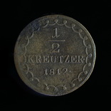 1/2 Крейцеров 1812 S, Австро-Венгрия, photo number 2