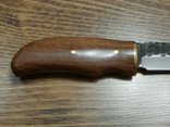 Охотничий нож Herbertz ALSI 420 + кожаные ножны   Реплика, фото №7