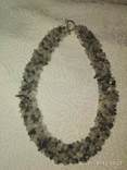 Ожерелье из натурального камня кварц-волосатик (стрела амура), фото №4