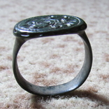 Большой перстень-печать с родной патиной, фото №11
