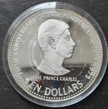 10 долларов 1978 год, Багамские острова. 5 лет независимости серебро 45.36 г, фото №2
