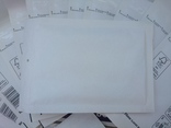 Бандерольный конверт А11 100х160, 50 шт, Польша, белые, фото №3