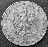 1 Талер 1860 р. Франкфурт Серебро, фото №7