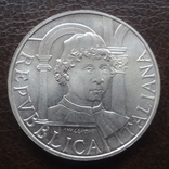 500  лир 1992  Италия  св.Франциск тираж 9500  серебро   (А.6.9)~, фото №3