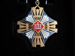 Орден Великого Князя Литовского Гядиминаса 5-й ст. (Серебро) с документом и коробкой, фото №11