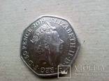  Монета 50 пенсе 2019 год. Великобритания., фото №8