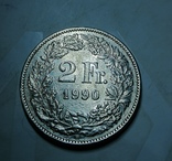 2 франка 1990 року, фото №2