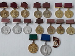 Комплект медалей ВСХВ-ВДНХ СССР, фото №2