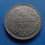 4  скиллинга 1870  жетон 23 января    (5.5.1)~, фото №2