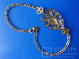 Женский набор 13,37 грамм (цепочка, браслет, кулон, кольцо, серьги), фото №4